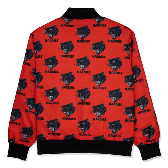 Hardies All Over Panther Bomber Jacket (Red)