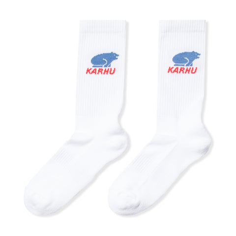 Karhu Classic Logo Sock  (Bright White/High Tide)