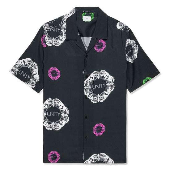 Ksubi Unityfly Resort Short Sleeve Shirt Black (Black)