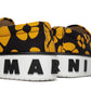 MARNI x Carhartt Clover Printed Canvas Upper Paw Sneaker (Black/Sun)