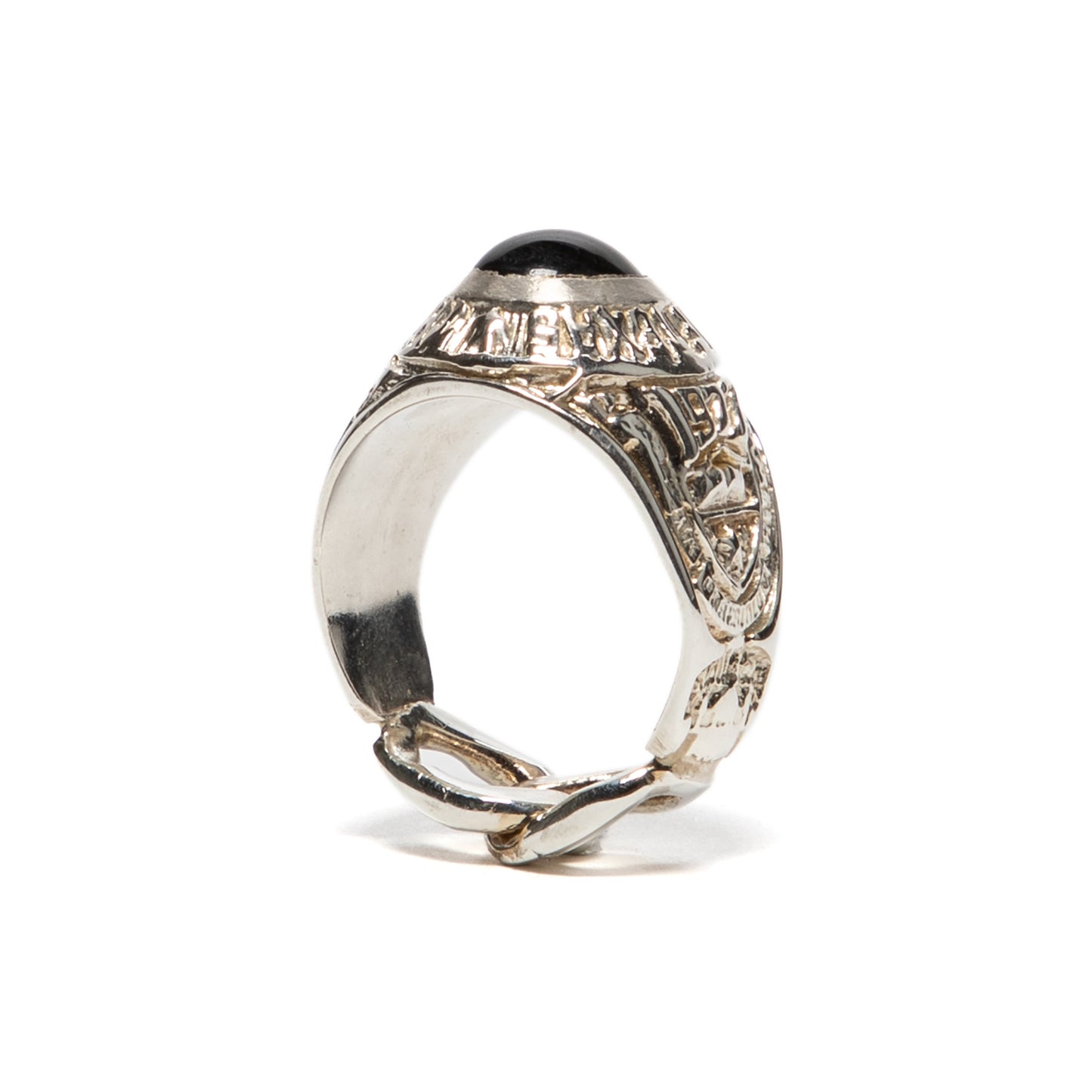 MARTINE ALI Onyx Champion Ring (Silver)