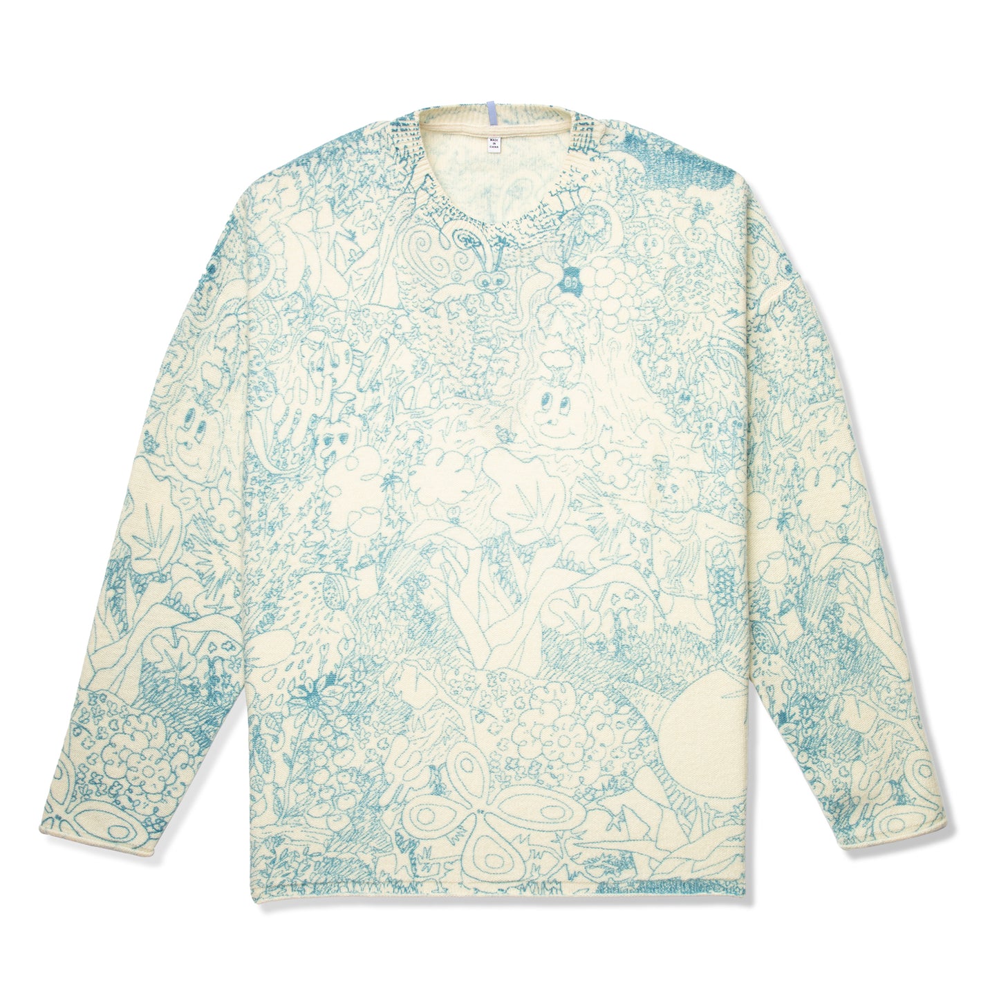 MCQ Oversized Sweater (Dragonfly Blue)