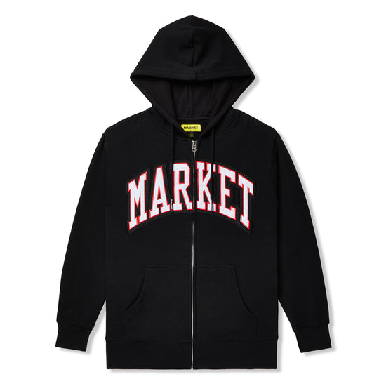 Market ARC Zip-up Hoodie (Black)