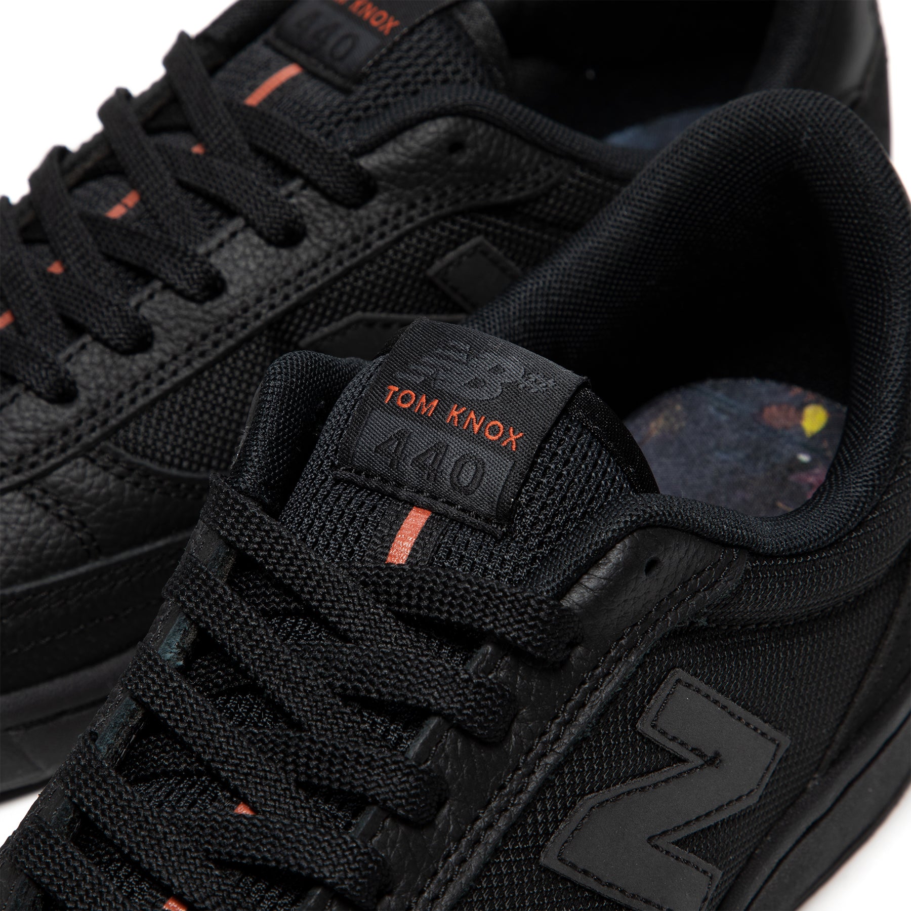 New balance numeric 440 tom knox black skate shoes Clearance