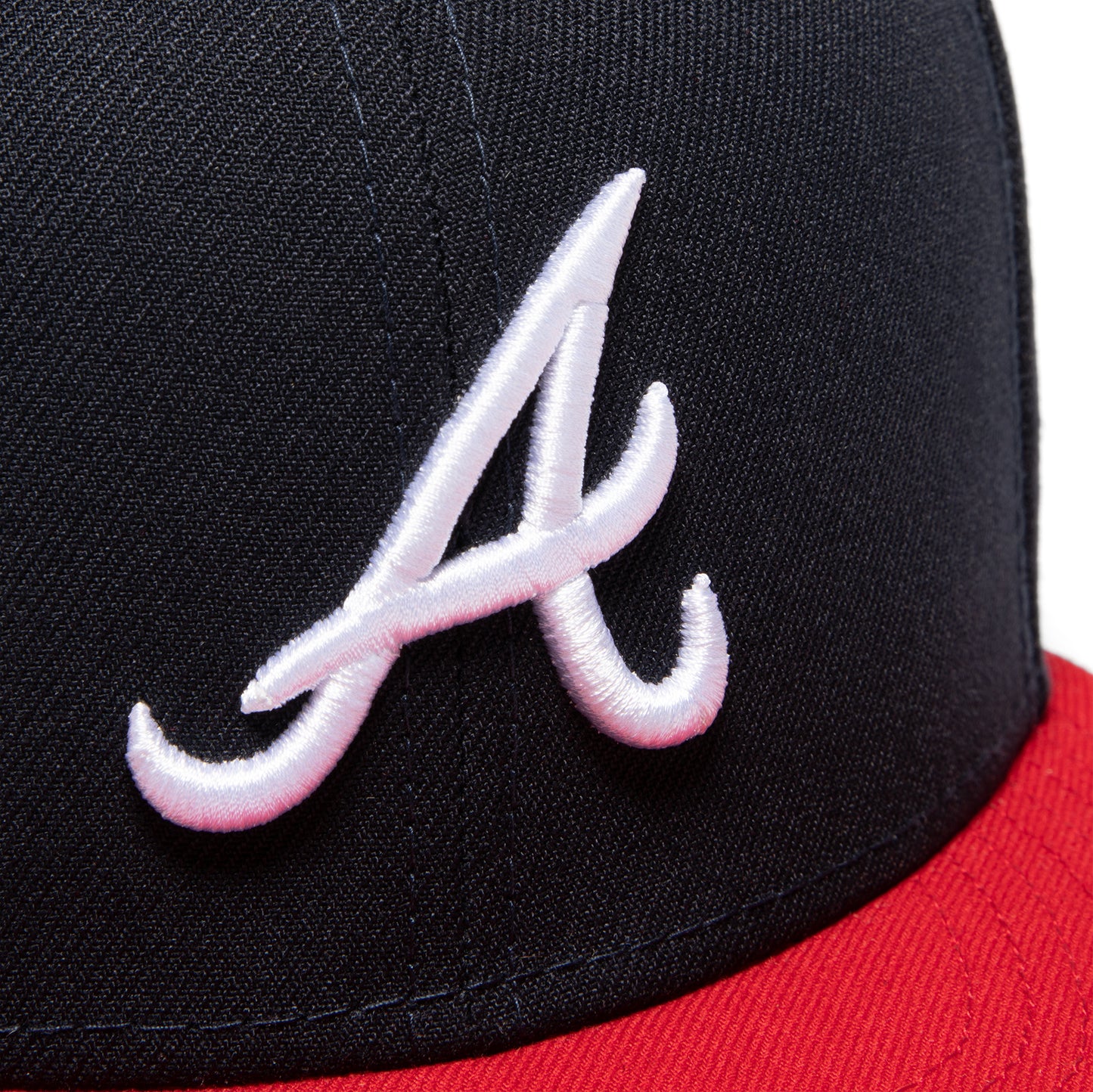 New Era MLB Atlanta Braves OTC 59FIFTY Fitted Hat (Navy/Red) 7 5/8