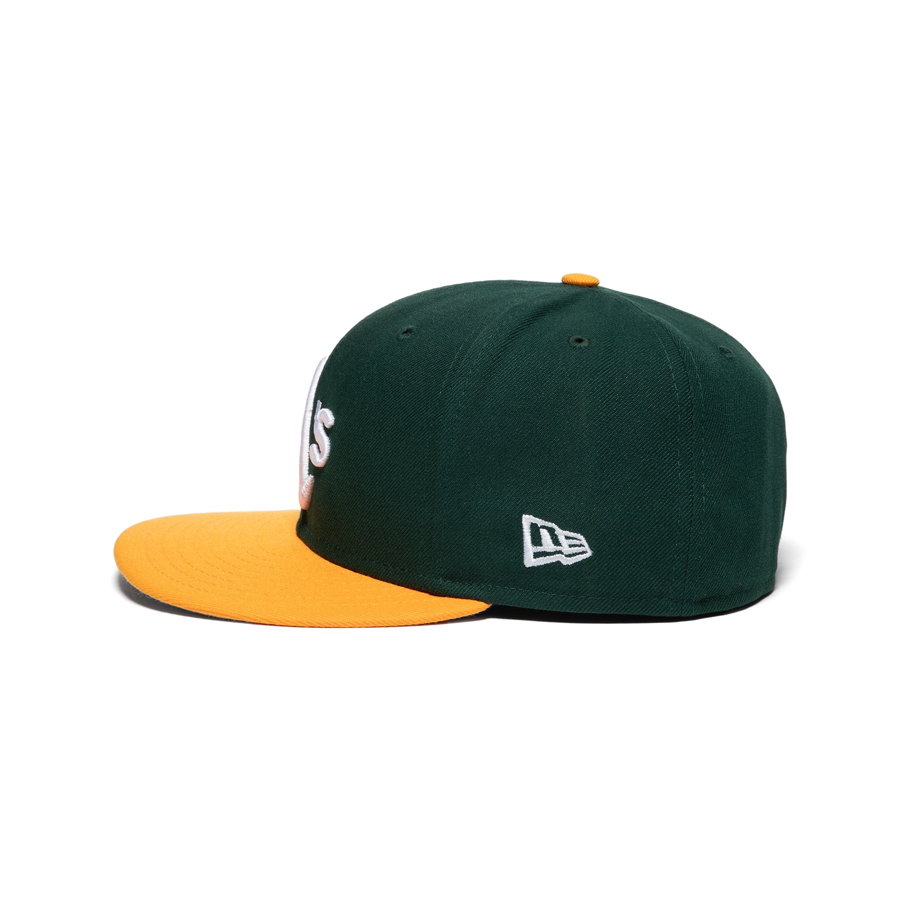 KTZ - Men's Packer x Oakland Athletics 59FIFTY Fitted Patchwork Hat - Green - Synthetic