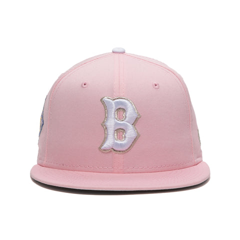 Concepts x New Era 5950 Boston Red Sox Fitted Hat (Cotton Pink)