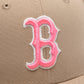 Concepts x New Era 59Fifty Boston Red Sox Fitted Hat (Camel/Lime Green)