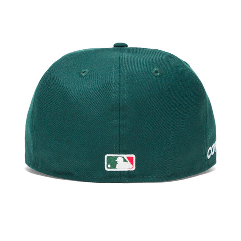 Concepts x New Era 5950 Boston Red Sox Fitted Hat (Dark Green)