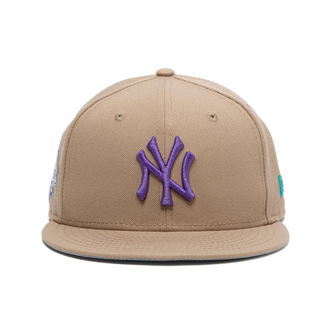 Concepts x New Era 59Fifty New York Yankees Fitted Hat (Camel/Grey)