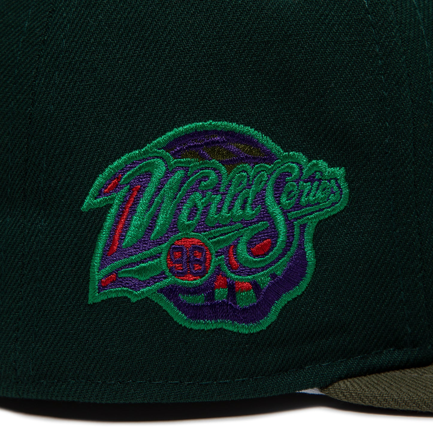 Concepts x New Era 5950 New York Yankees Fitted Hat (Dark Green/Purple)