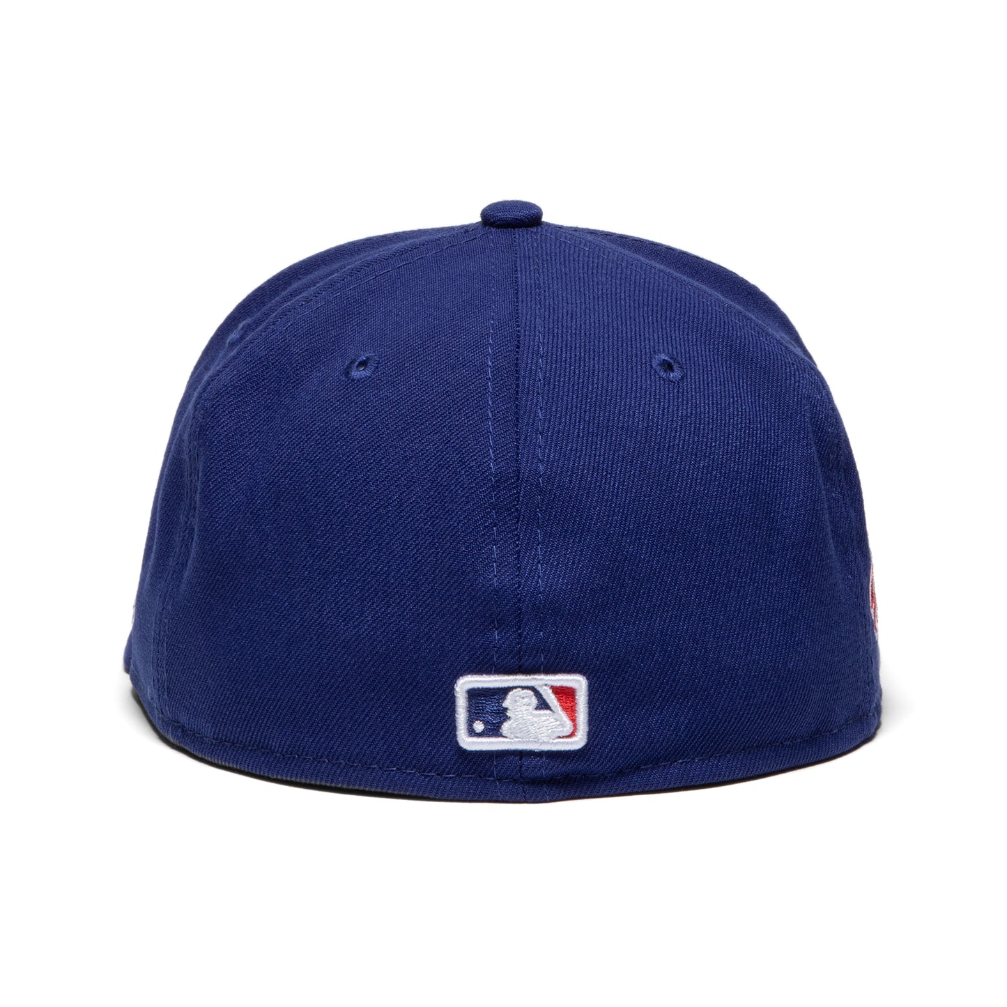New Era MLB Los Angeles Dodgers World Series Patch 59FIFTY Fitted Hat (Blue)