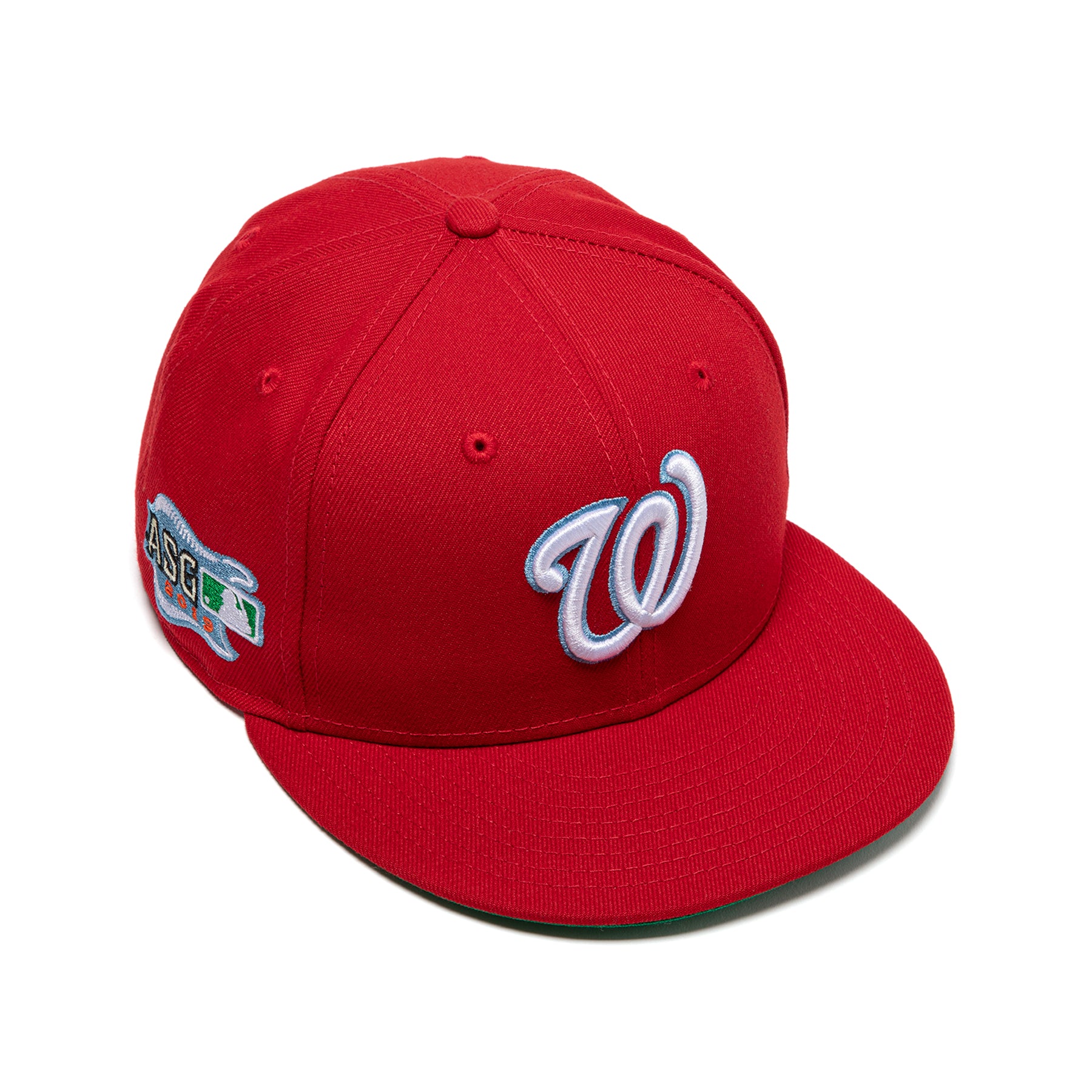 Concepts x New Era 59FIFTY Washington Nationals Fitted Hat (Red/Green) 7 1/2