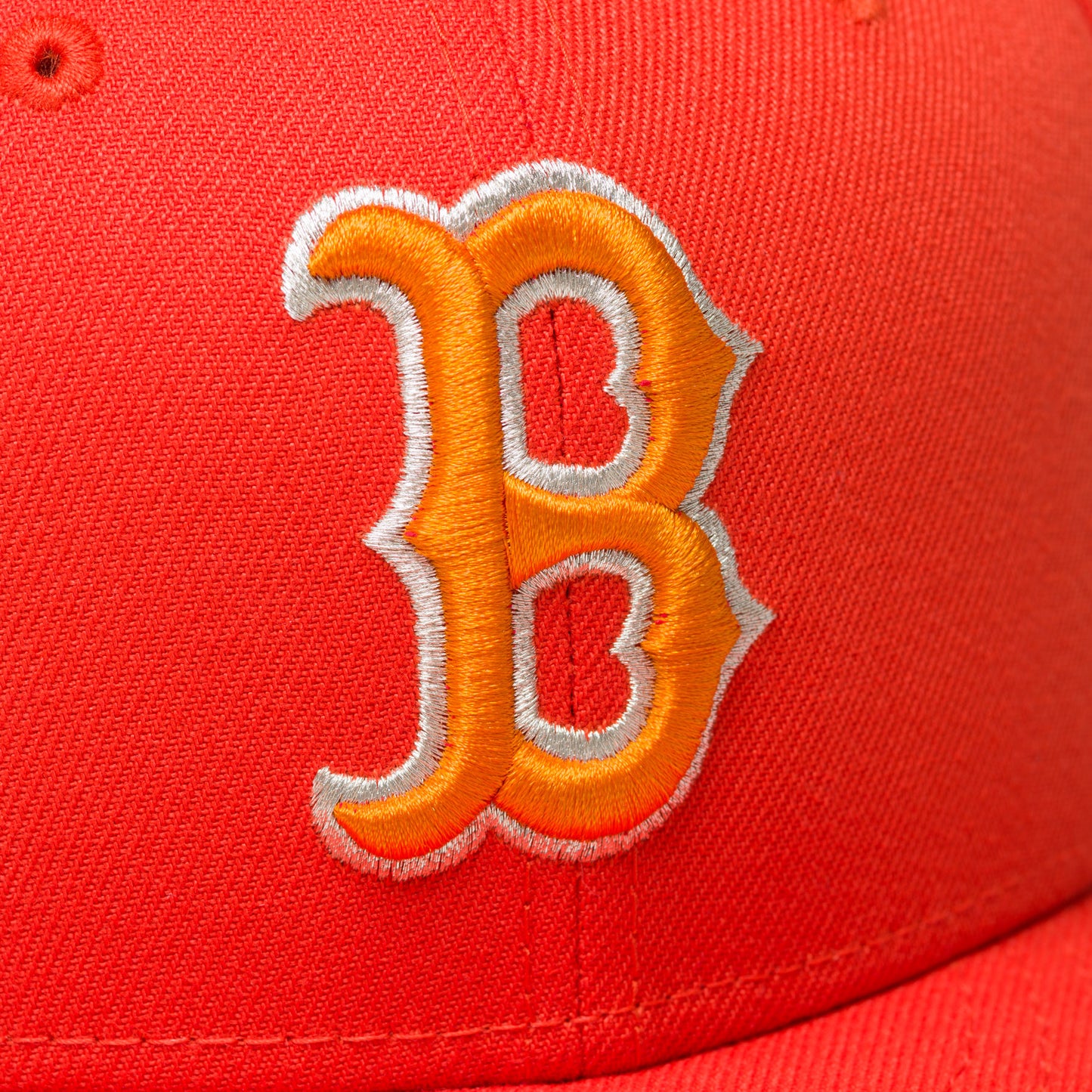 Concepts x New Era 59Fifty Boston Red Sox 100th Anniversary Fitted Hat (Orange)