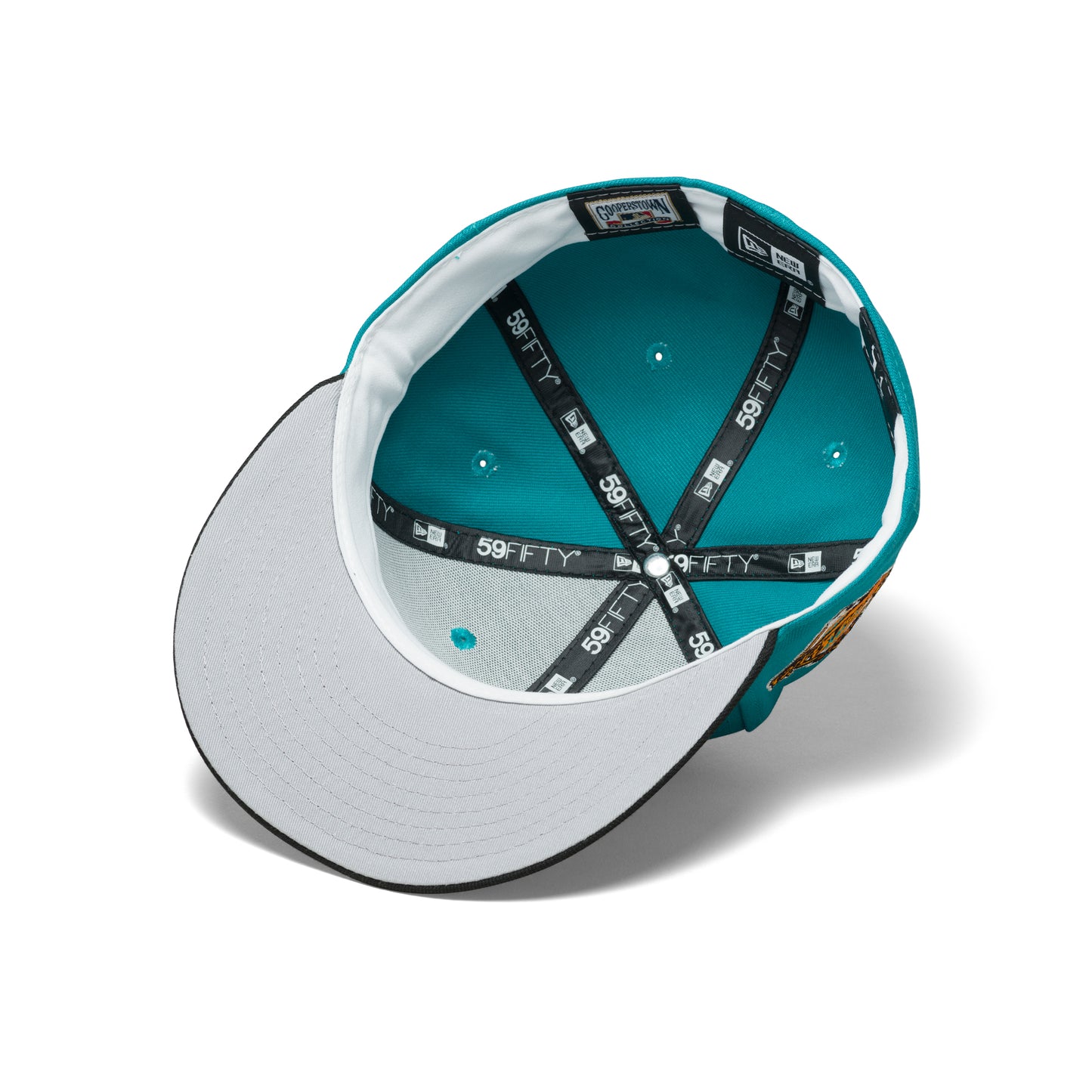 New Era 59Fifty New York Yankees 1996 World Series Fitted Hat (Aqua)