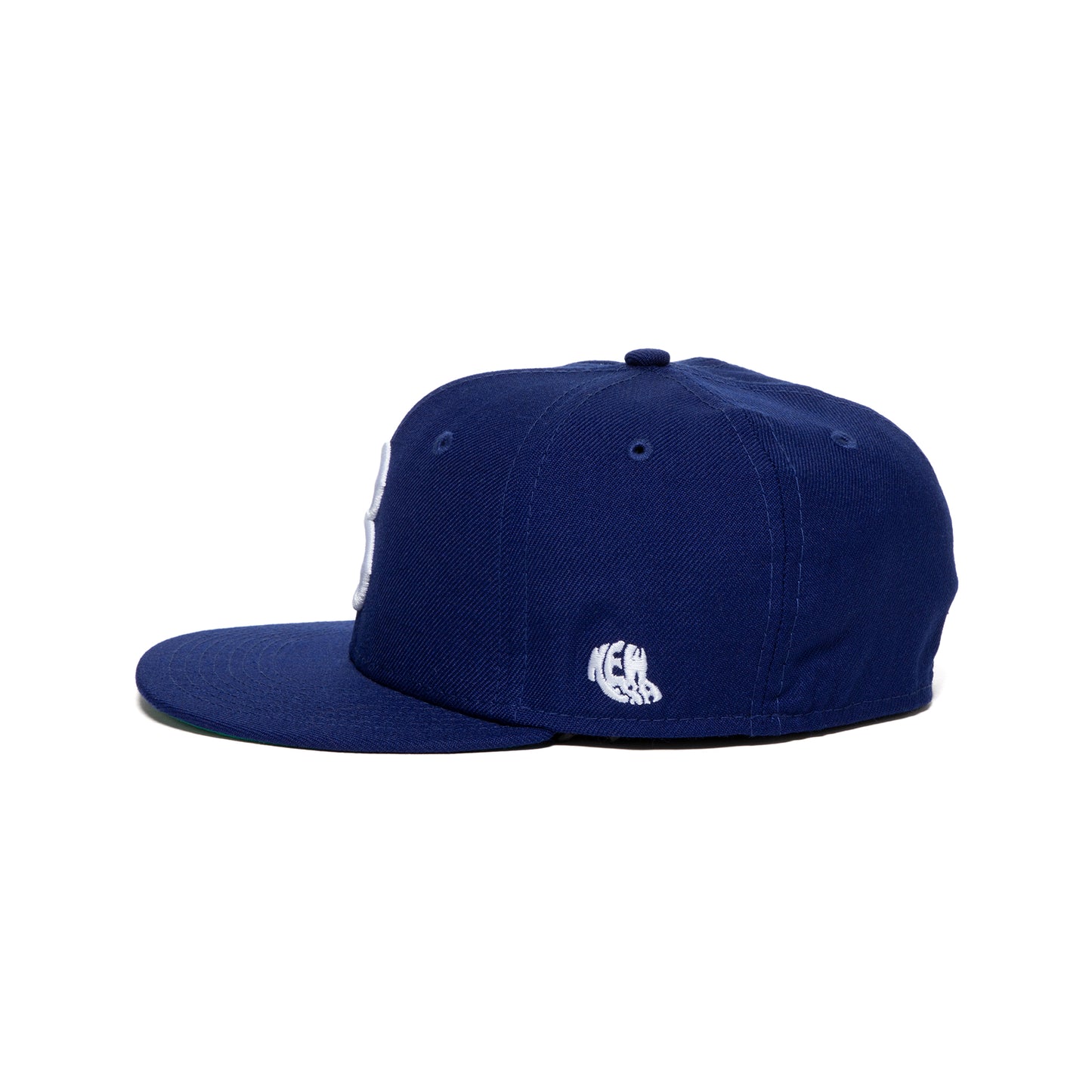 New Era Brooklyn Dodgers 1955 Logo History 59Fifty Fitted Hat (Blue)