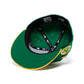 New Era Oakland Athletics 1973 Logo History 59Fifty Fitted Hat (Green)