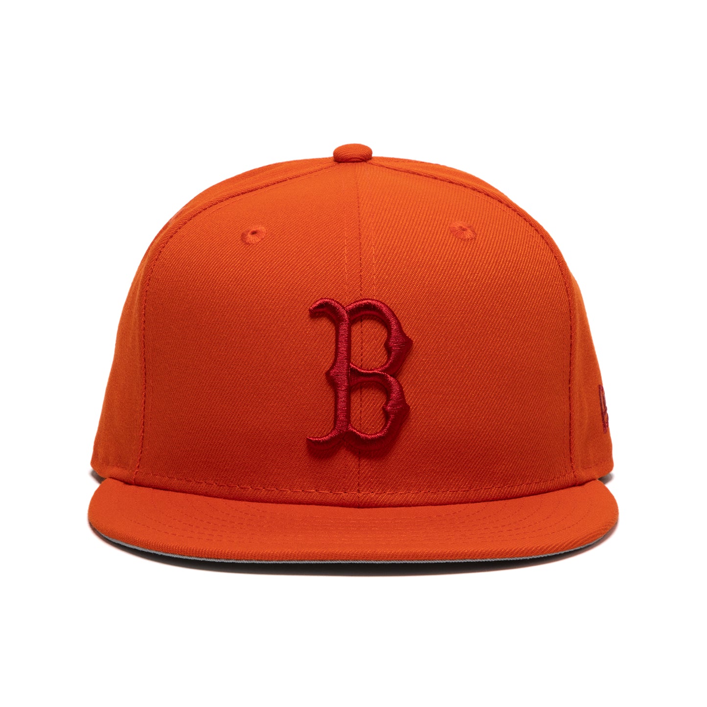 Concepts x New Era 59Fifty Boston Red Sox Fitted Hat (Orange/Grey)