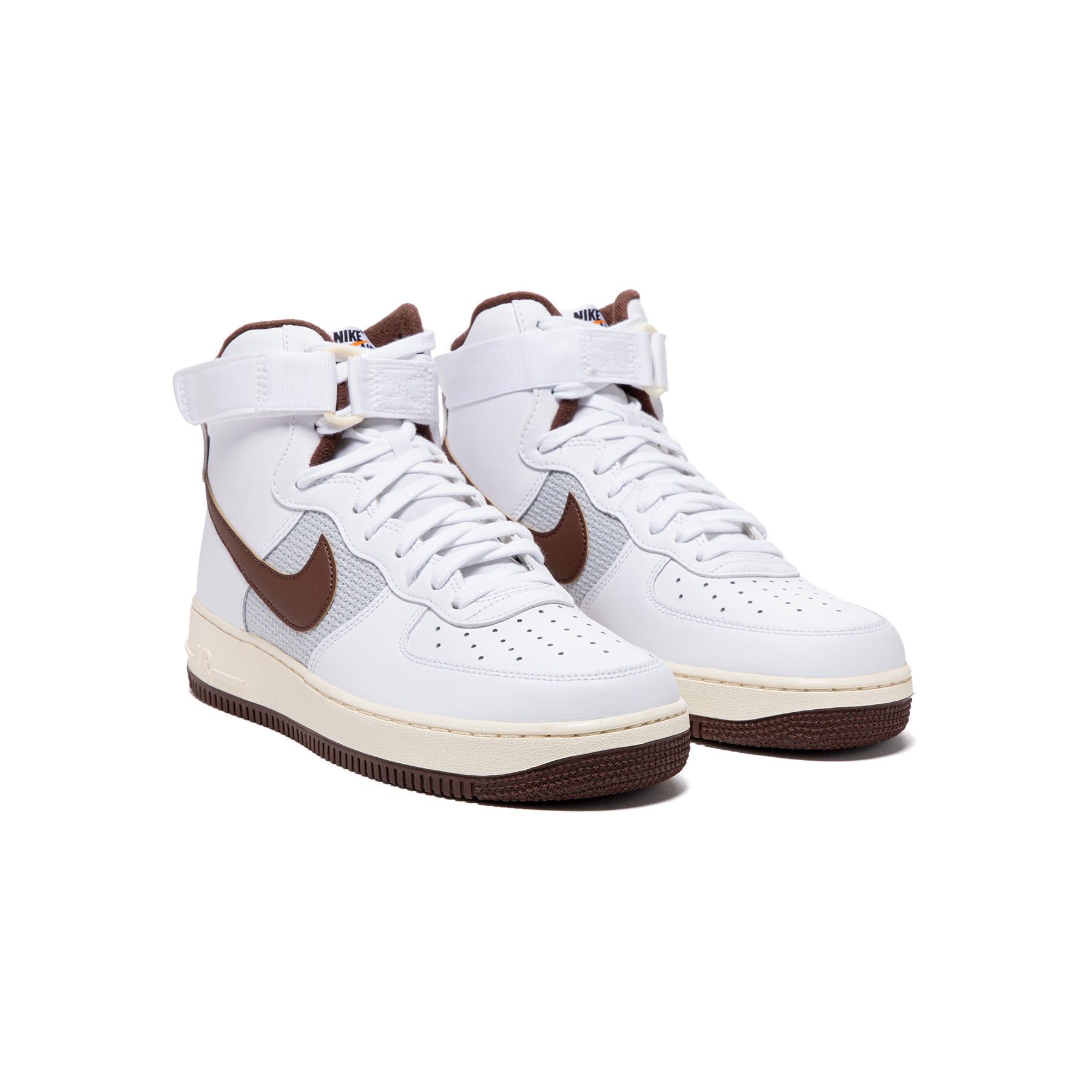 Nike Air Force 1 High '07 LV8 White Brown DM0209-101 Men's Size 9.5 Shoes  #17A