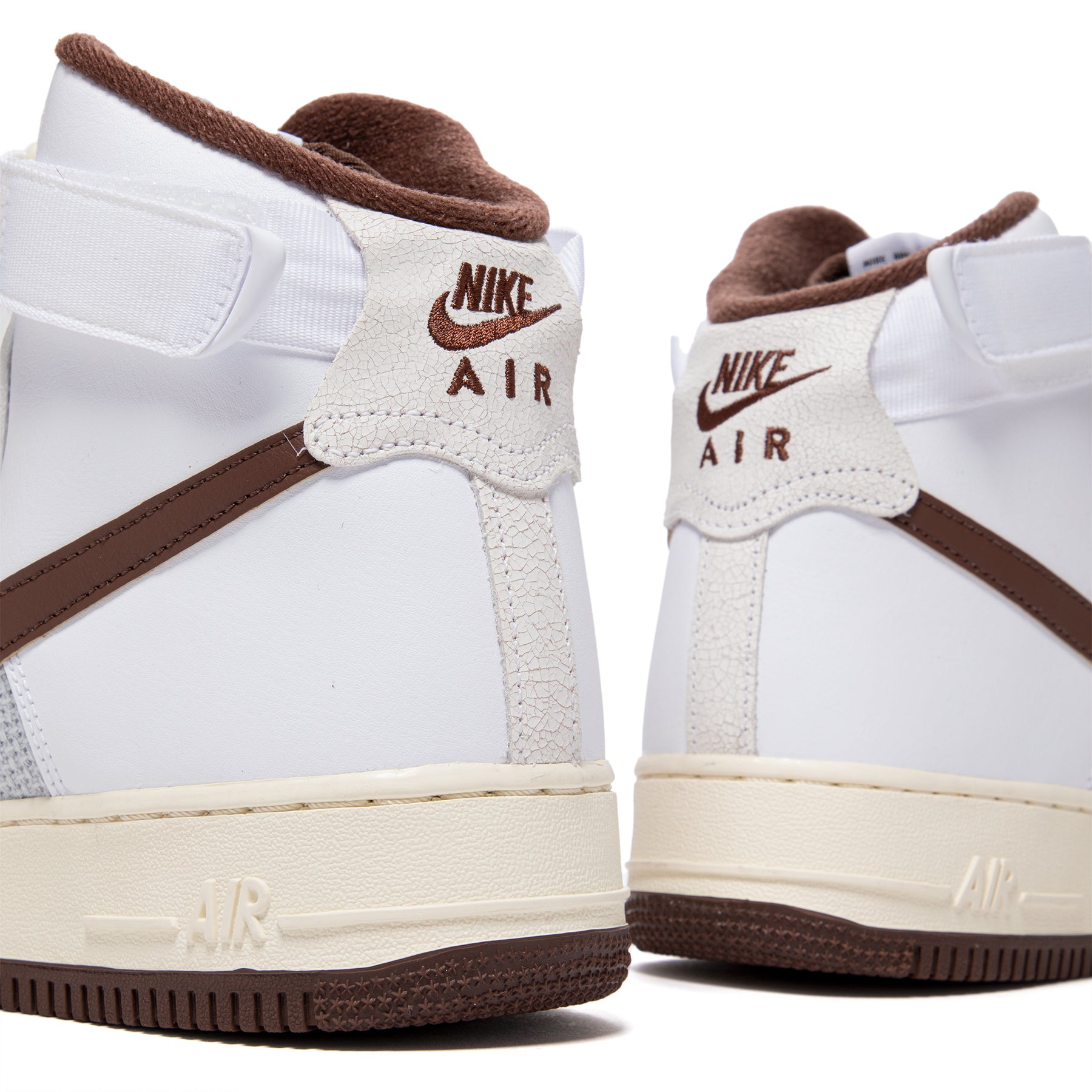 Nike Air Force 1 High '07 LV8 White Brown DM0209-101 Men's Size 9.5 Shoes  #17A
