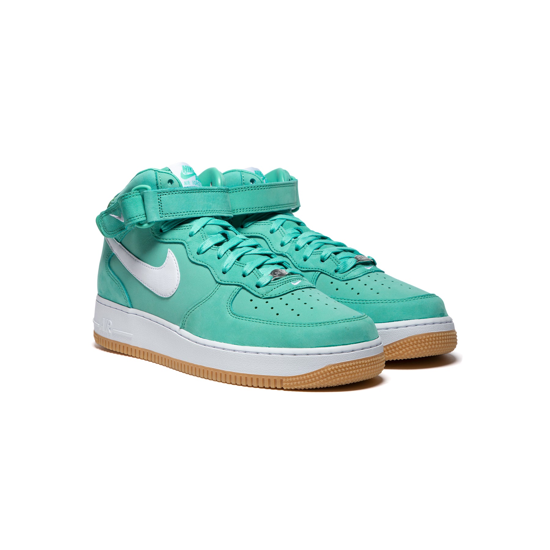 Nike Air Force 1 Cut-Out Swoosh White Washed Teal
