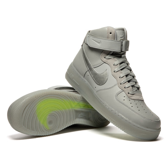 Nike Air Force 1 High '07 PRM (Wolf Grey/Metallic Silver/Volt)