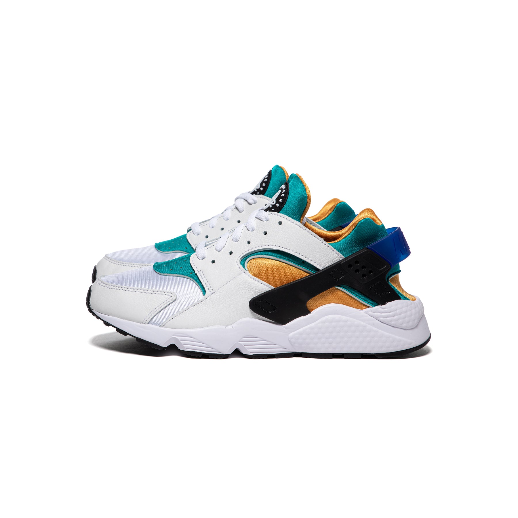 Nike air huarache white blue green Clearance