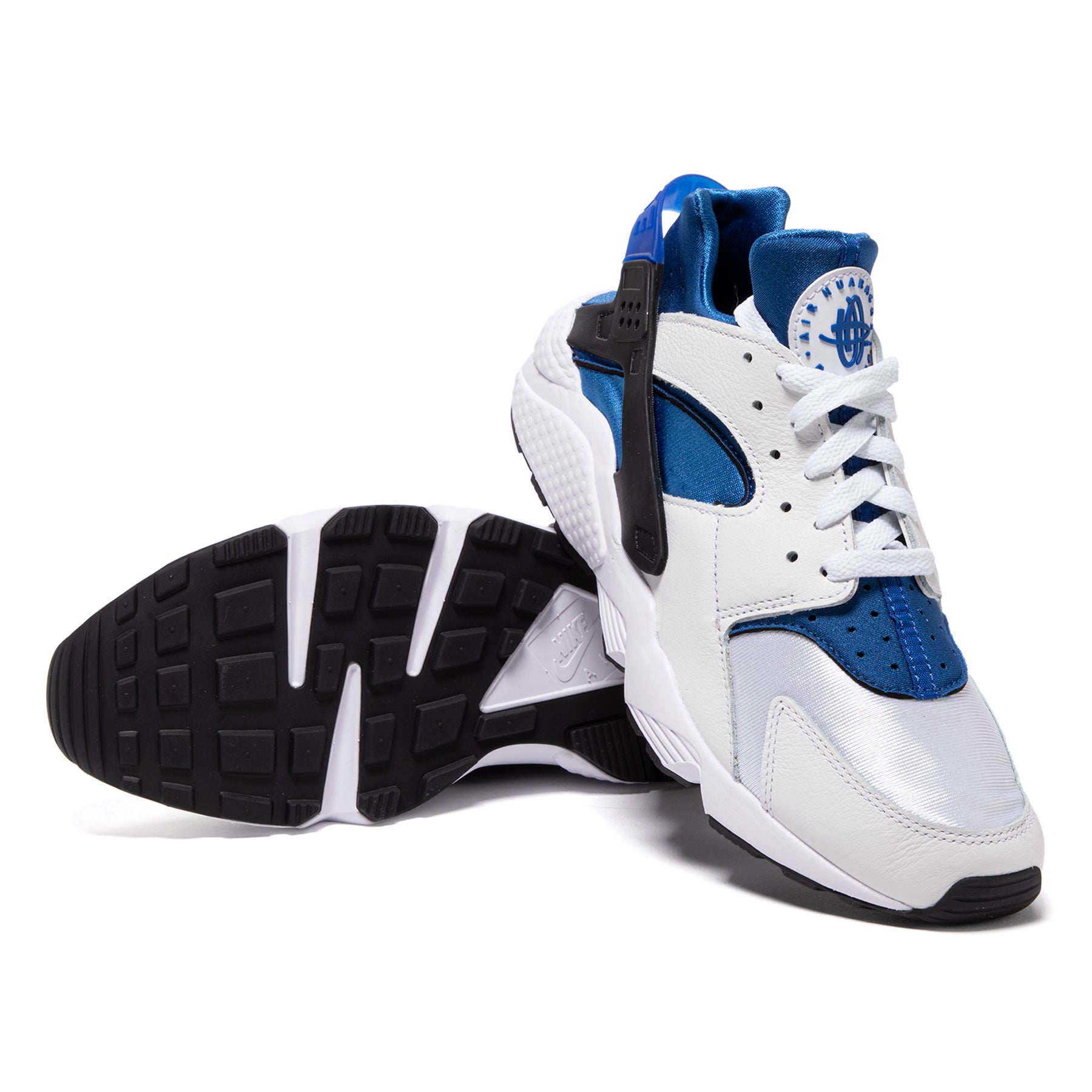 Nike huarache blue black white Clearance