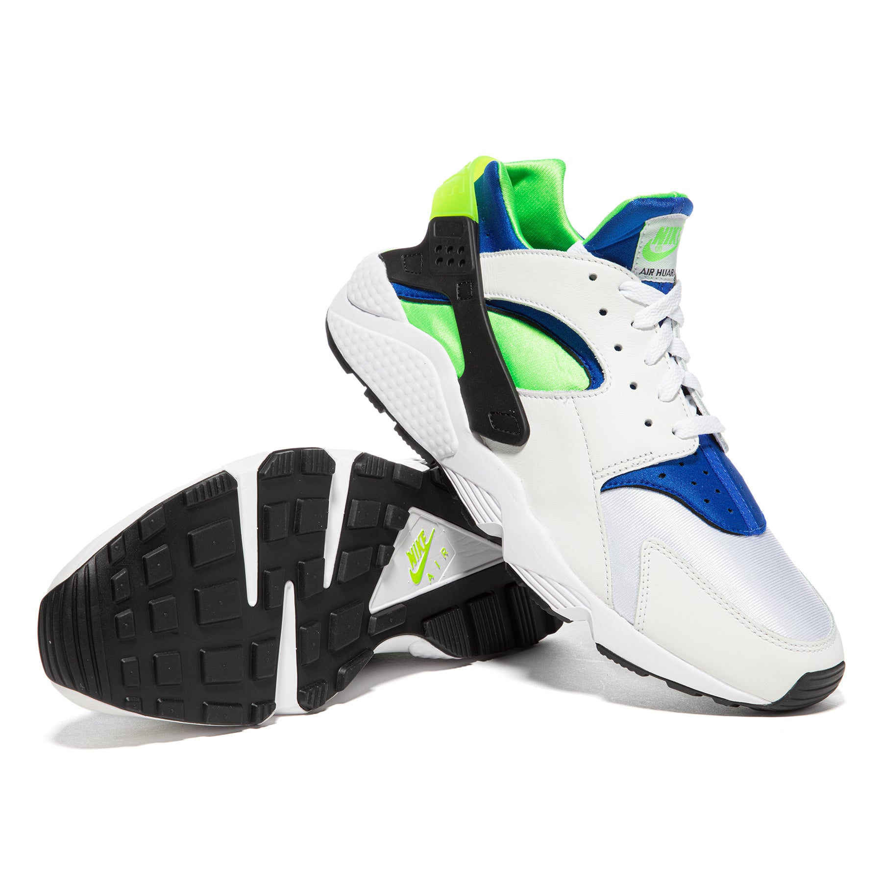 Onafhankelijk klauw tellen Nike Air Huarache (White/Scream Green/Royal Blue) – Concepts