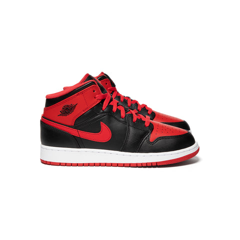 Nike Air Jordan 1 Mid (Black/Fire Red/White)