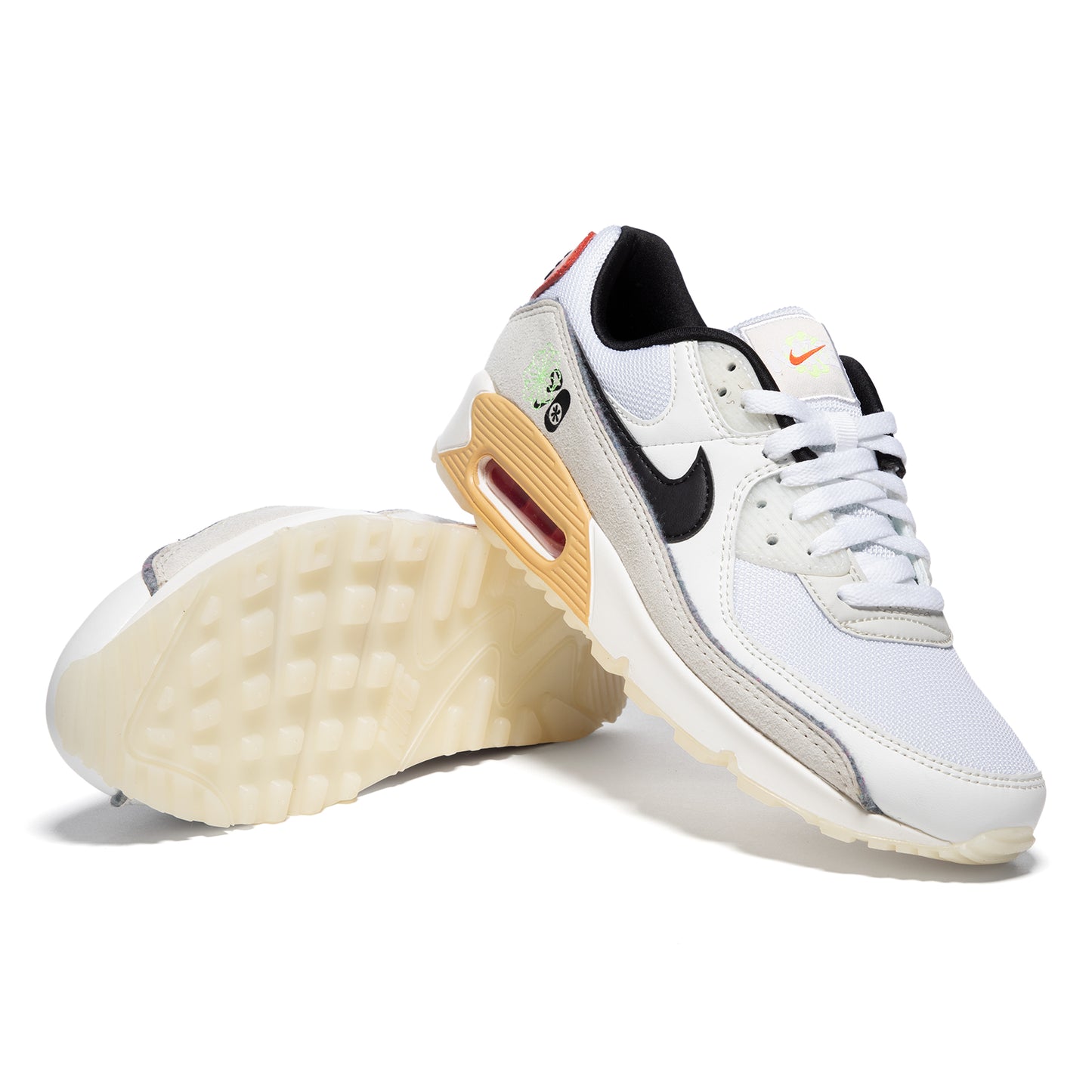 Nike Air Max 90 SE (White/Black/Light Bone/Sesame)