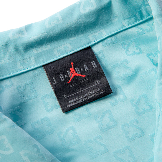 Jordan Essentials Button Up Shirt (Bleached Aqua)