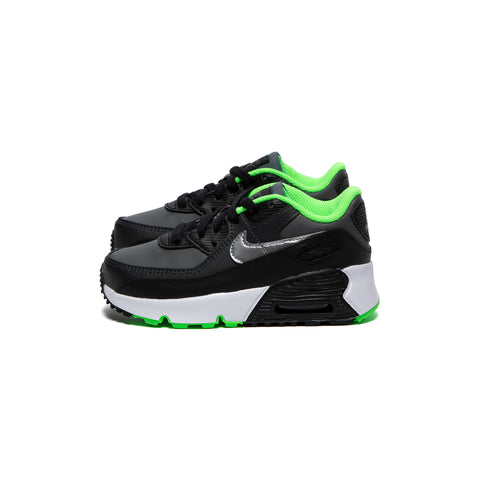 Nike Baby/Toddler Air Max 90 (Black/Chrome/Dark Smoke Grey/Iron Grey)