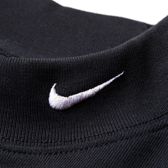 Nike Life Long-Sleeve Mock-Neck Shirt (Black/White)