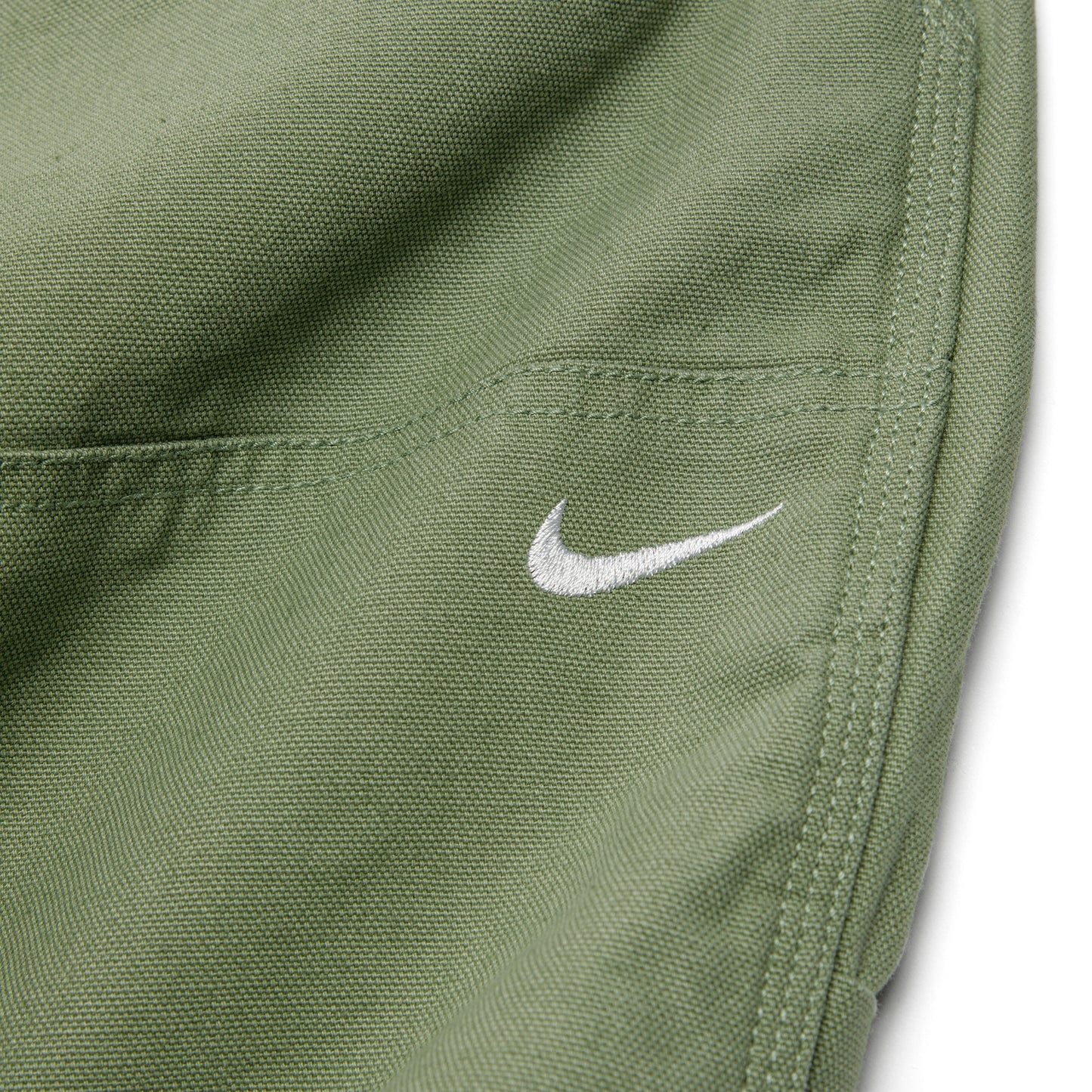 Nike Life Double Panel Pants (Oil Green/White)