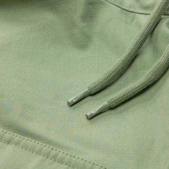 Nike Life Woven Pullover Field Jacket (Oil Green/White)