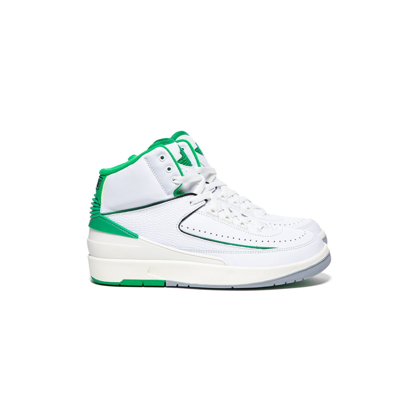Nike Kids Air Jordan 2 Retro (White/Lucky Green/Sail)