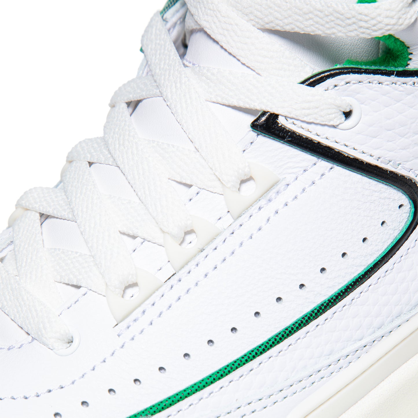 Nike Kids Air Jordan 2 Retro (White/Lucky Green/Sail)