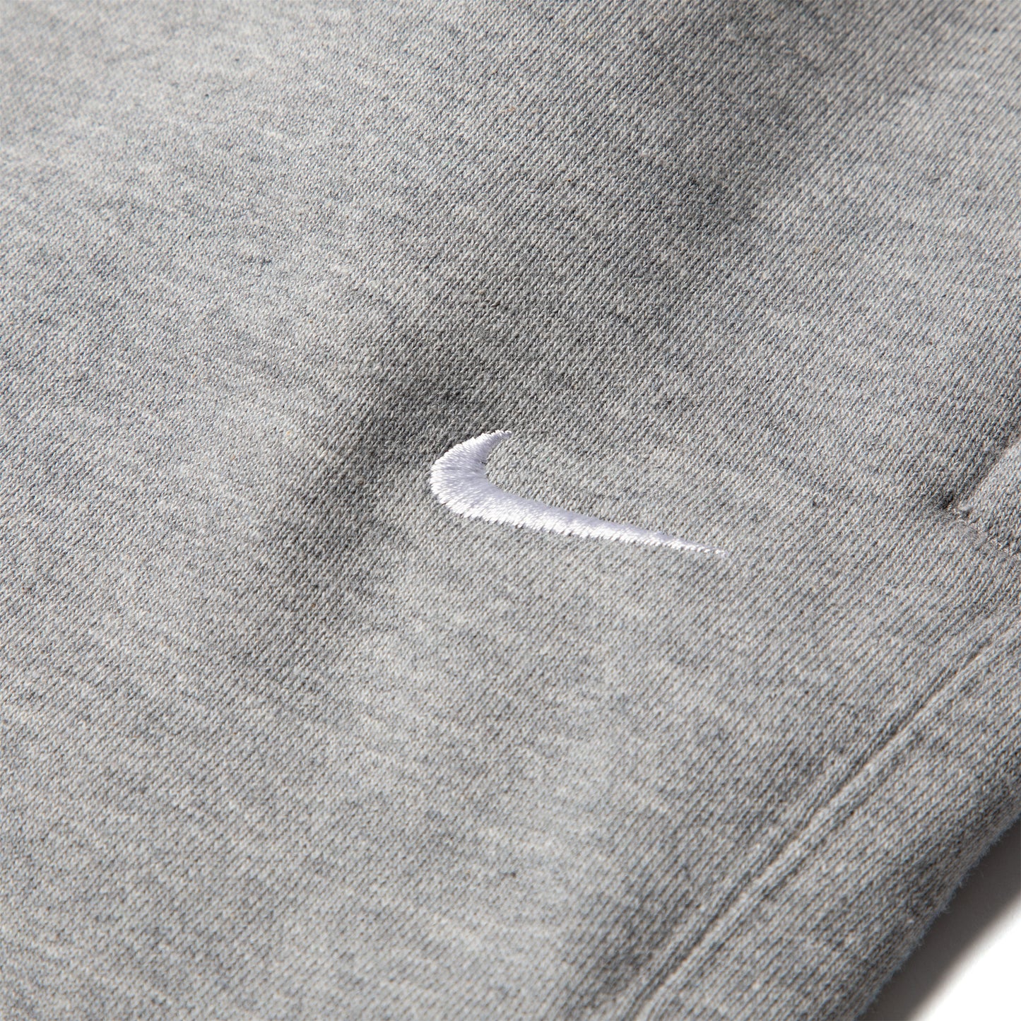 Nike Solo Swoosh Pants (Dark Grey Heather/White)
