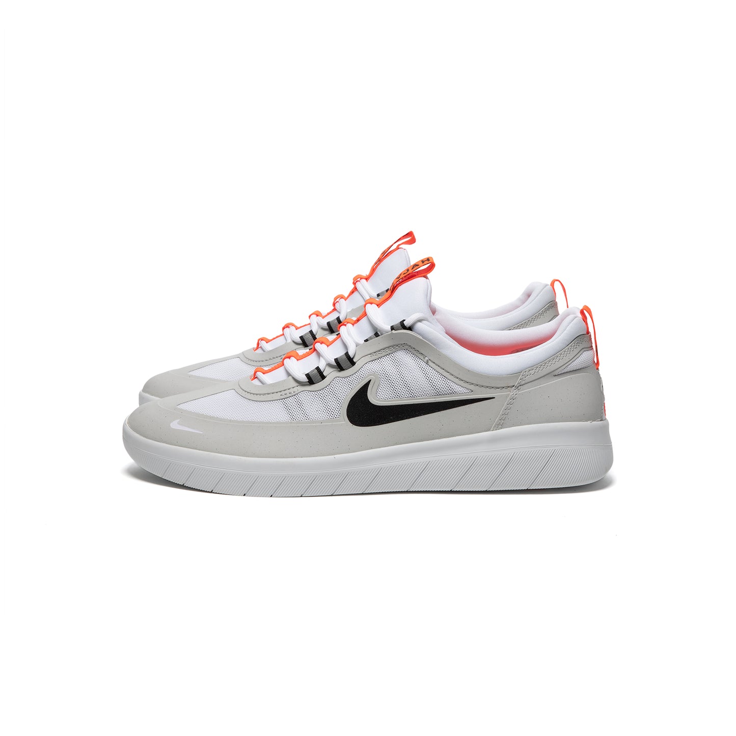 Nike SB Nyjah Free 2 Skate Shoes (Neutral Grey/Black/White/Bright Crimson)