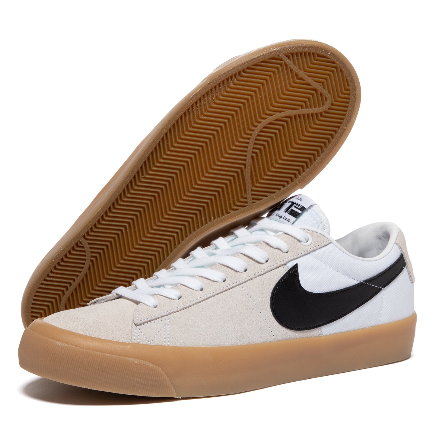 Nike SB Zoom Blazer Low Pro GT Skate Shoes (White/Black)