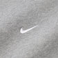 Nike Solo Swoosh Fleece Crew (Dark Grey Heather/White)
