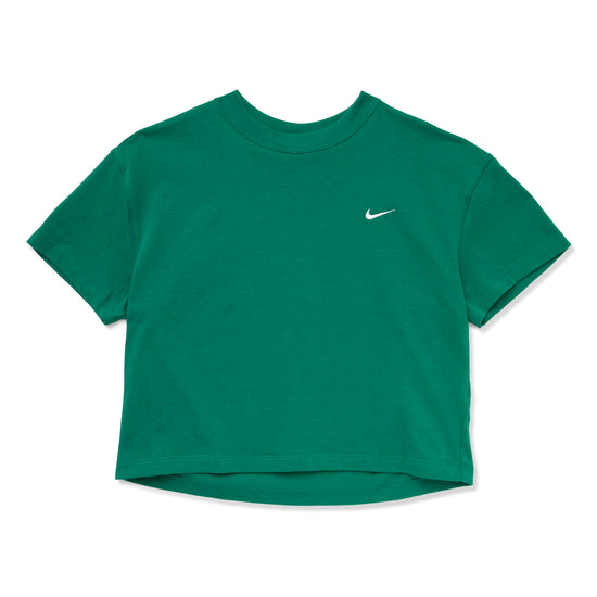 Nike Womens Solo Swoosh T-Shirt (Mystic Green/White)