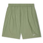 Nike Solo Swoosh Woven Shorts (Oil Green/White)