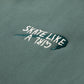 Nike SB Skate Like A Girl Fleece Crew (Mineral Slate/Dark Teal Green)