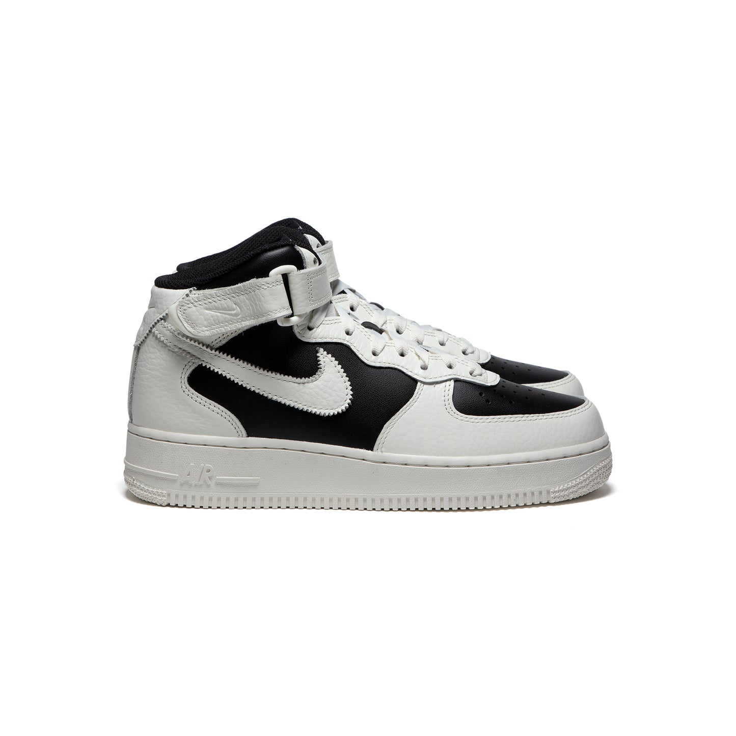 Nike Air Force 1 Mid '07 Lv8 'Black/Coconut Milk-Light Silver' The