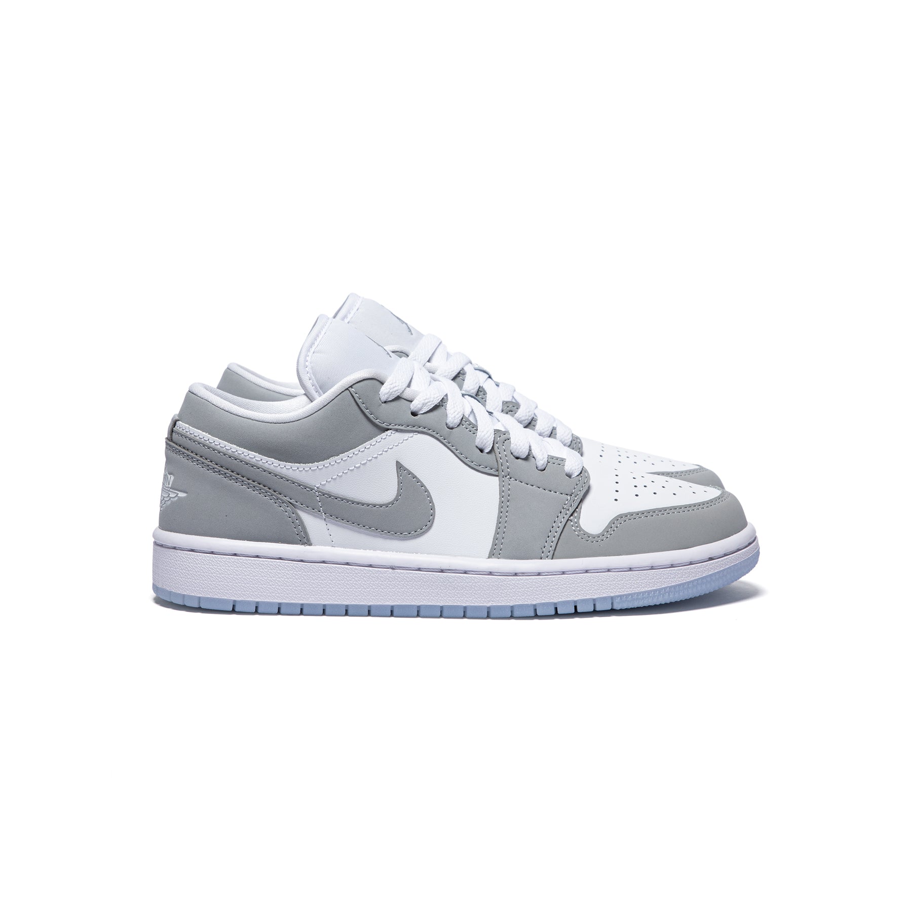 Nike Womens Air Jordan 1 Low (White/Wolf Grey/Aluminum)
