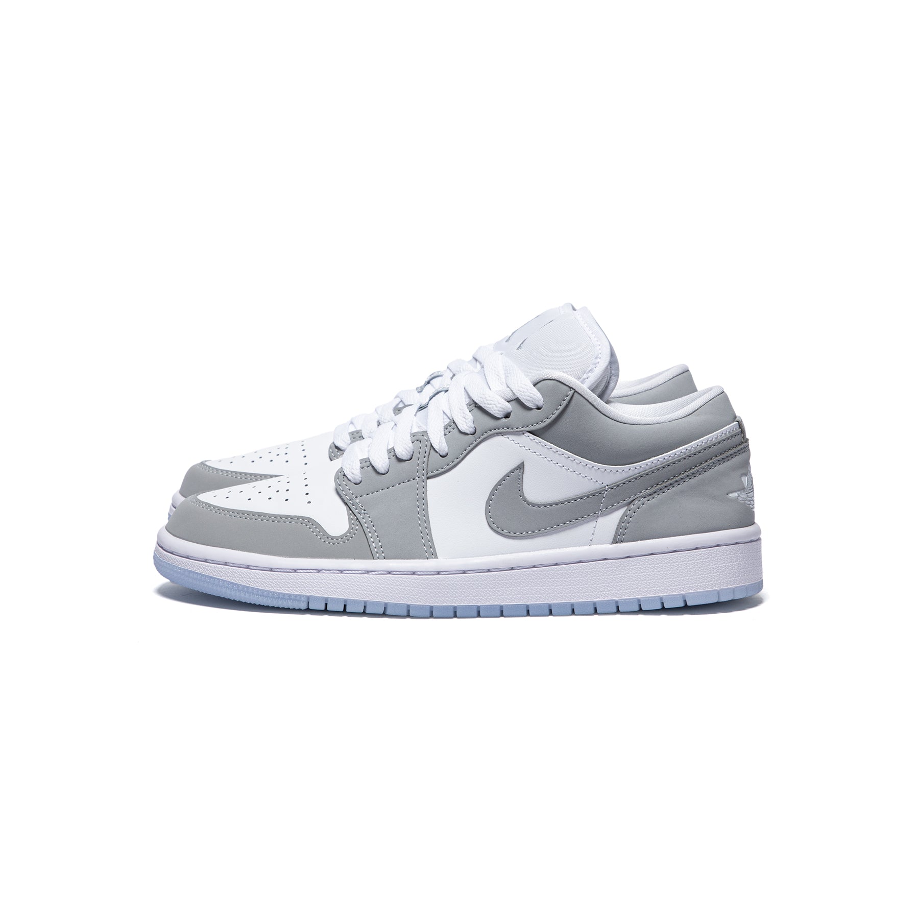 Nike Womens Air Jordan 1 Low (White/Wolf Grey/Aluminum)