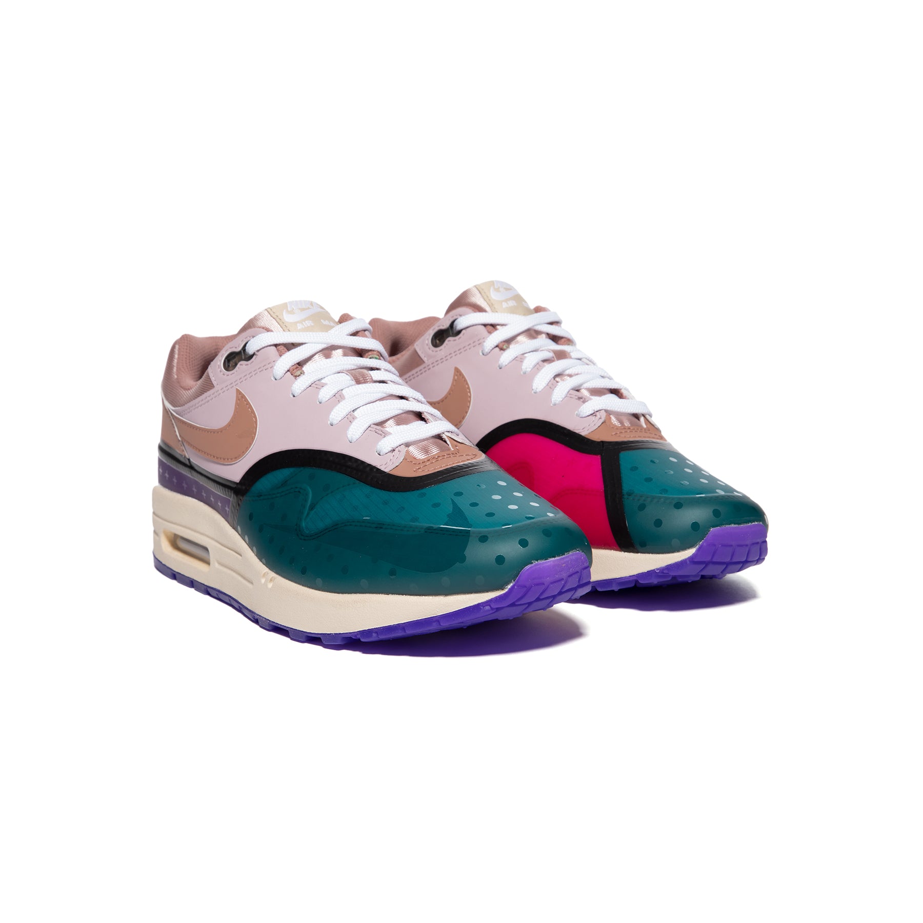 Nike Womens Air Max 1 Premium (Plum Fog/Fossil Rose/Pink Oxford