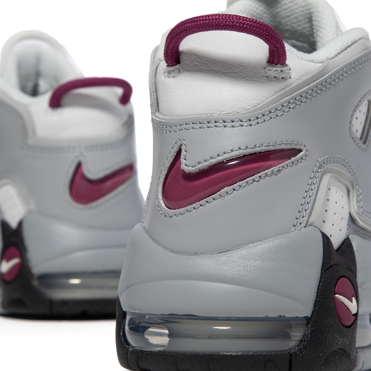 Nike Womens Air More Uptempo (Summit White/Rosewood/Wolf Grey)